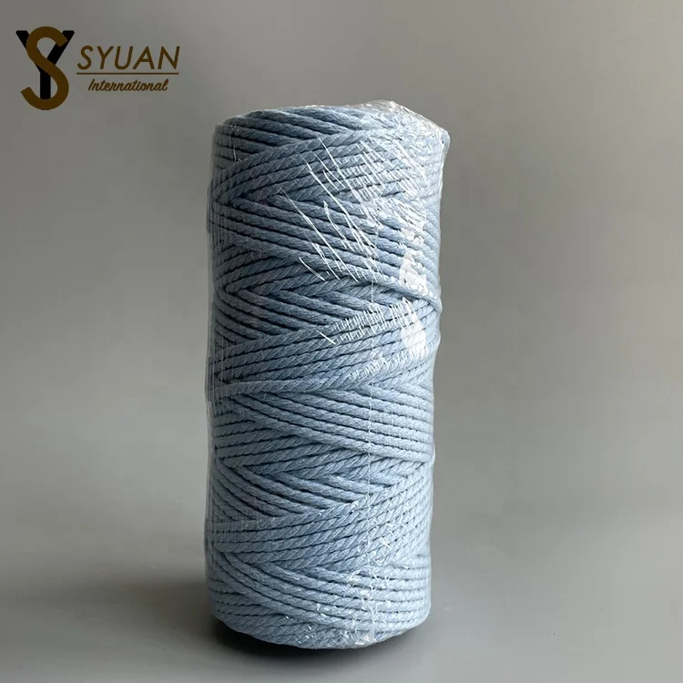 

Wholesale Custom Weave Cotton Rope Supplier Macrame Cotton Cord, Multiple colors