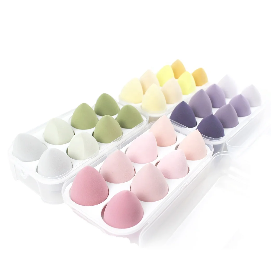 

2021 Hot Selling Black Color Beauty Makeup Set Beauty Foundation Blending Sponge