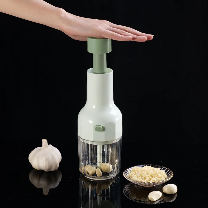 

Garlic Mini Food Chopper Press grinder Household multifunctional Vegetable Chopper, Custom color