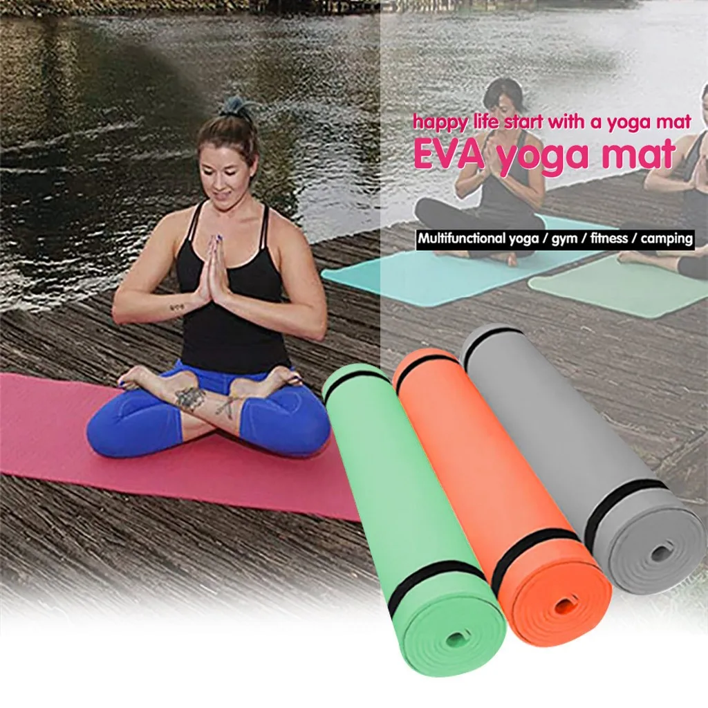 

4mm Yoga Mats Anti-slip Blanket Pvc Gymnastic Sport Health Lose Weight Fitness Exercise Pad Women Gymnastics Mat