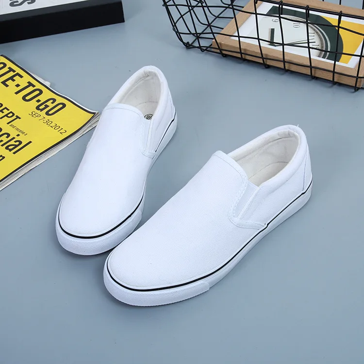 

Amazon AliExpress Hot-Selling Casual Ladies Canvas Shoes Plus Size Candy Color Flat Bottom Low Pedal Casual Women Shoe