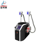 

CE/FDA approved 2 handles working simultaneously cool body shaping cavitation rf slimming fat freezing cryolipolysis machine