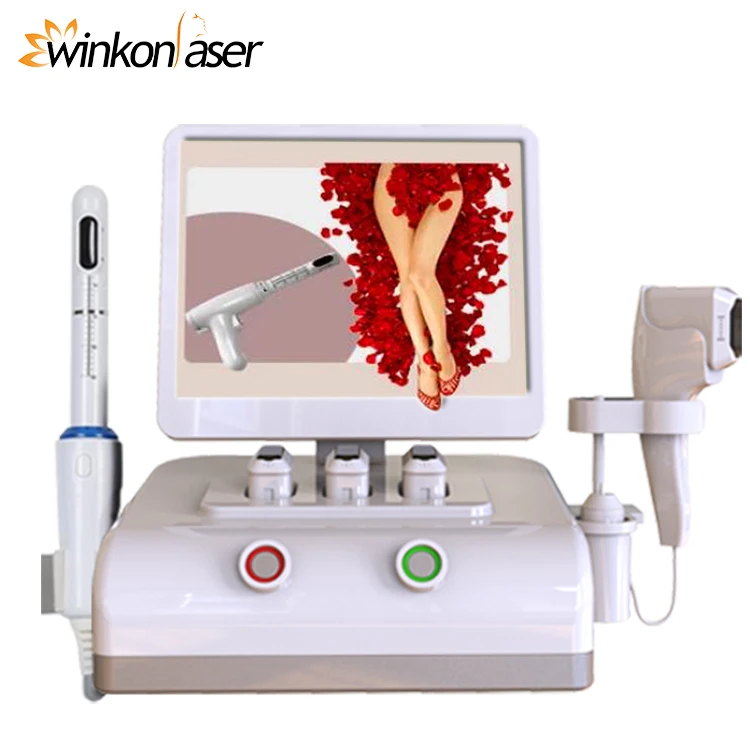 

Winkonlaser 25000 shots 4d Hifu Professional Ultrasound Body Slimming Hifu / Face Lift Hifu Machine With Ce