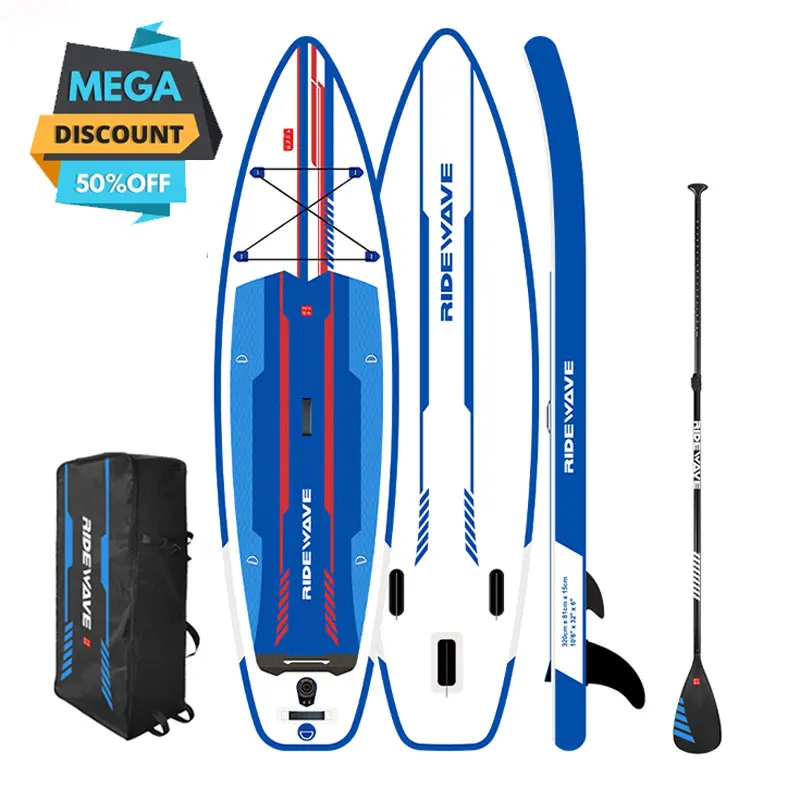 

RIDEWAVE 2023 New design love series Inflatable Stand Up Paddleboard SUP Surfing 10'6 touring Paddle Board with All Accessories