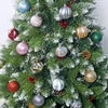 6cm Christmas Outdoor Decoration Plastic Ornaments Balls For Christmas Tree