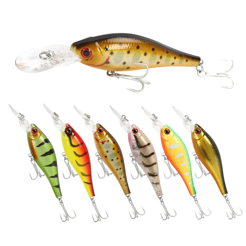 

New Legend Minnow Sinking 10CM/8.5G Floating Mini Minow Wobbler Fishing, Various