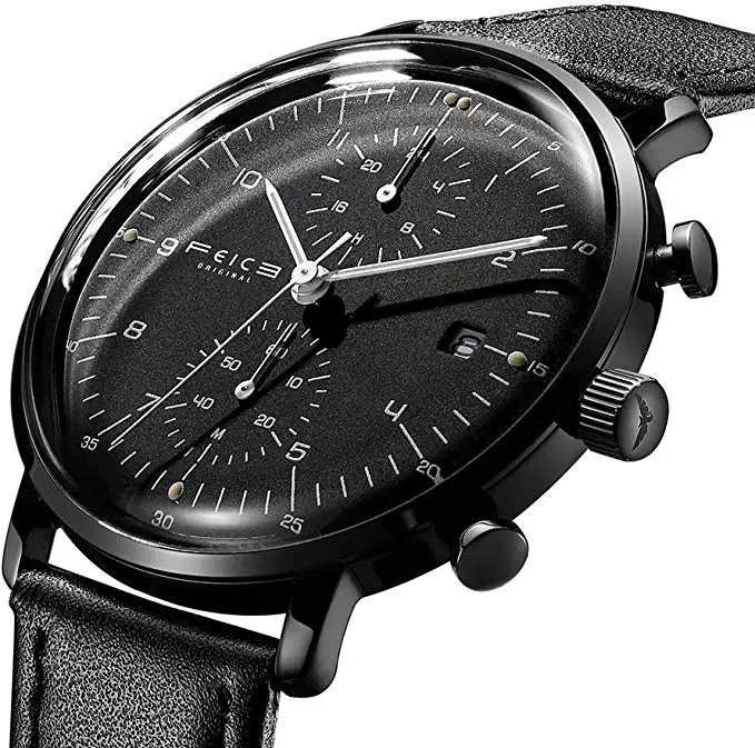 

FEICE Luxury Brand Stainless Steel Watch Leather Men Wrist Watch Fastrack Watches For Men