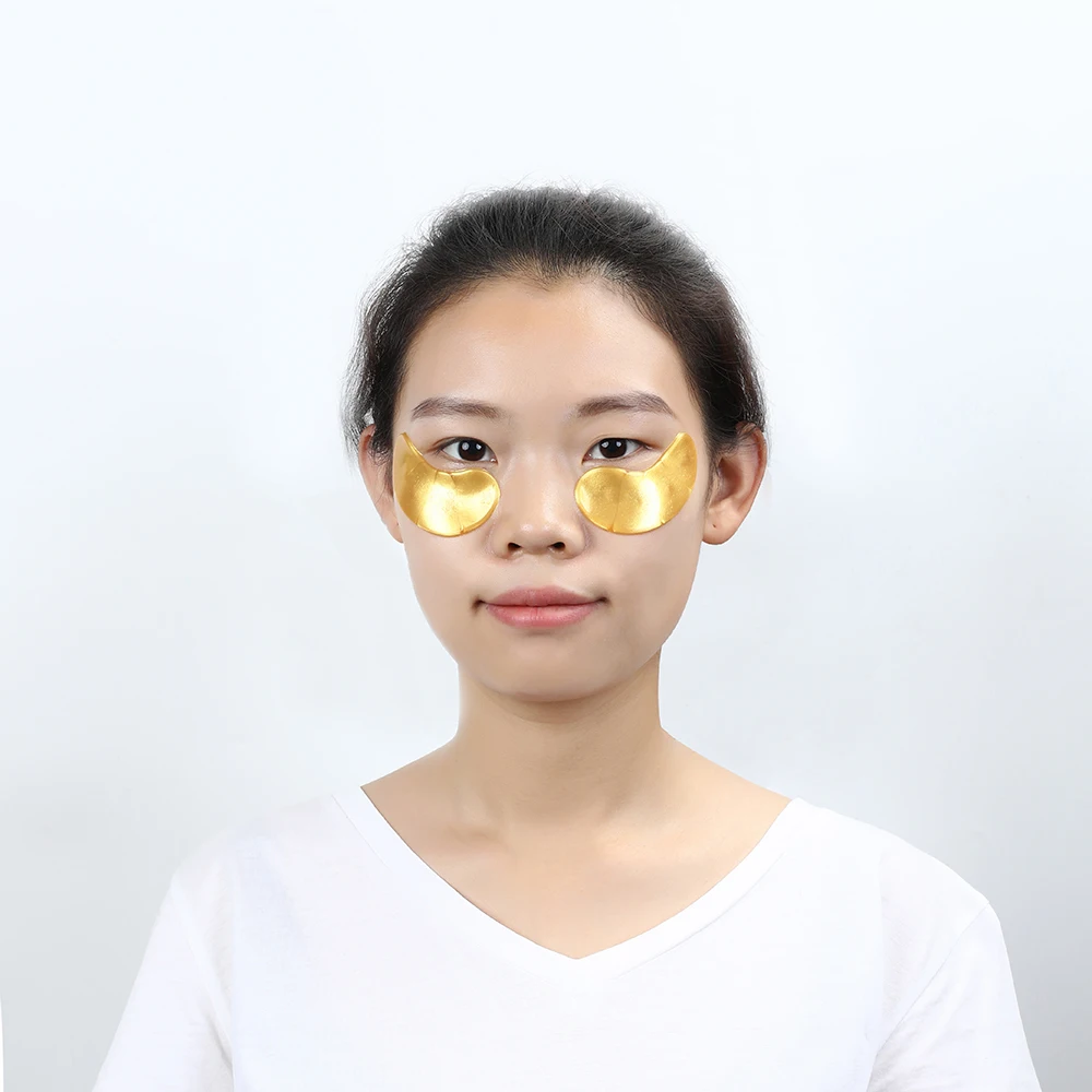 

Crystal Collagen Eye Mask OEM For Dark Circles, Golden/red/blue/white/black