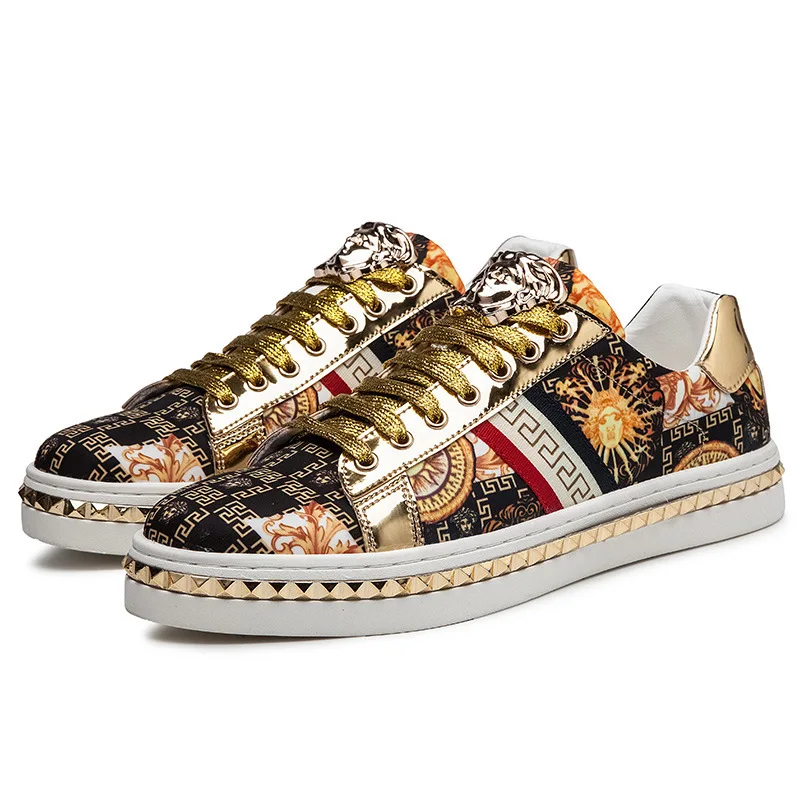 2021 Internet celebrity Medusa Men's Sneakers Little Bee Printed Embroidery Fashion Low Top Casual Shoes
2021 Internet celebrity Medusa Men's Sneakers Little Bee Printed Embroidery Fashion Low Top Casual Shoes