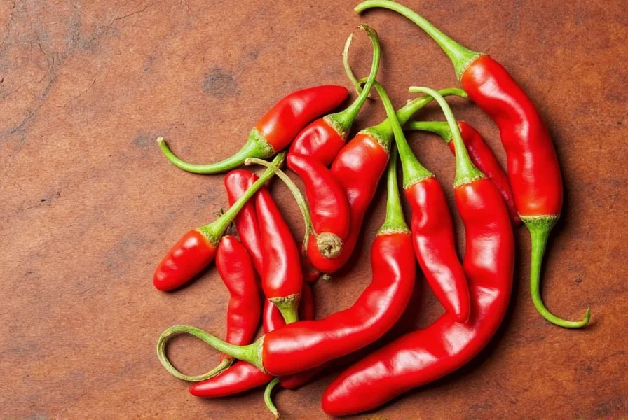 Arbol chilies infused in oil