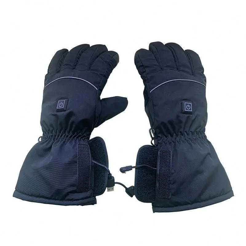
In stock wholesale 3 step thermostat electric heating glove, battery box heating glove, warm ski glove  (1600166518001)