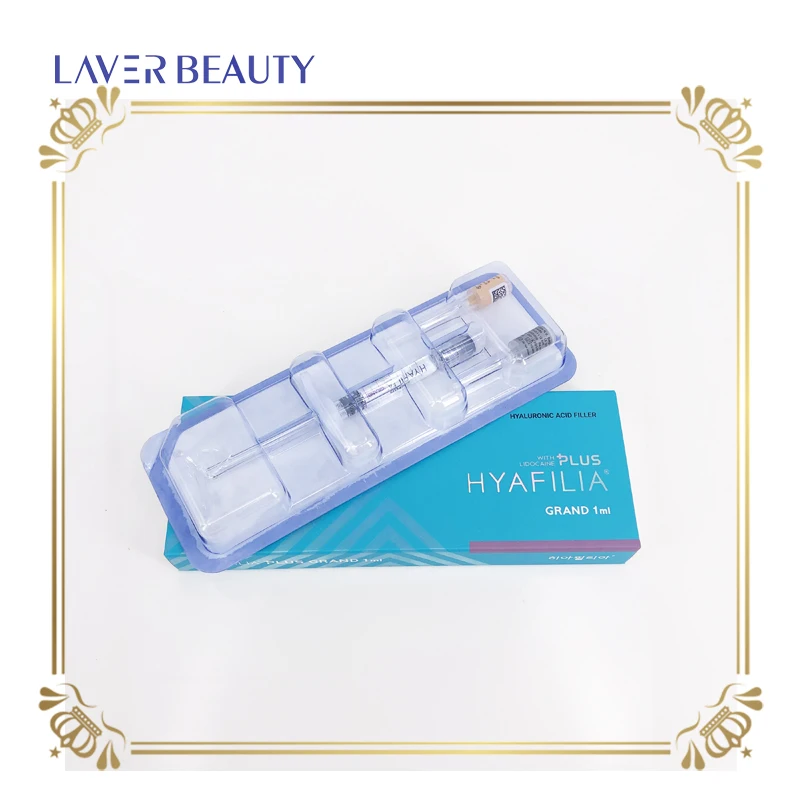 

Hyafilia best brand 1ml injectable dermal filler injection /hyaluronic hyaluronate acid gel / lip filler, Transparent colorless