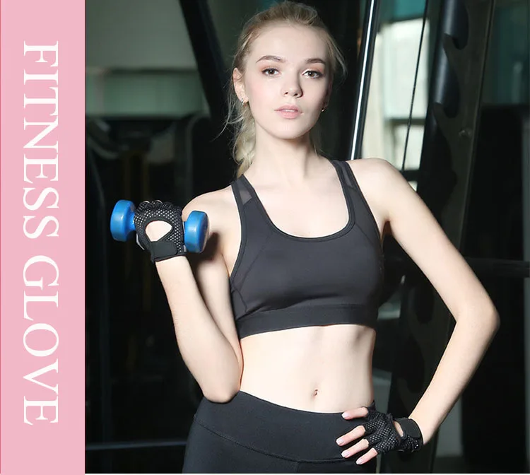 Workout Gloves Men Women,Weightlifting Fingerless Gloves With Curved