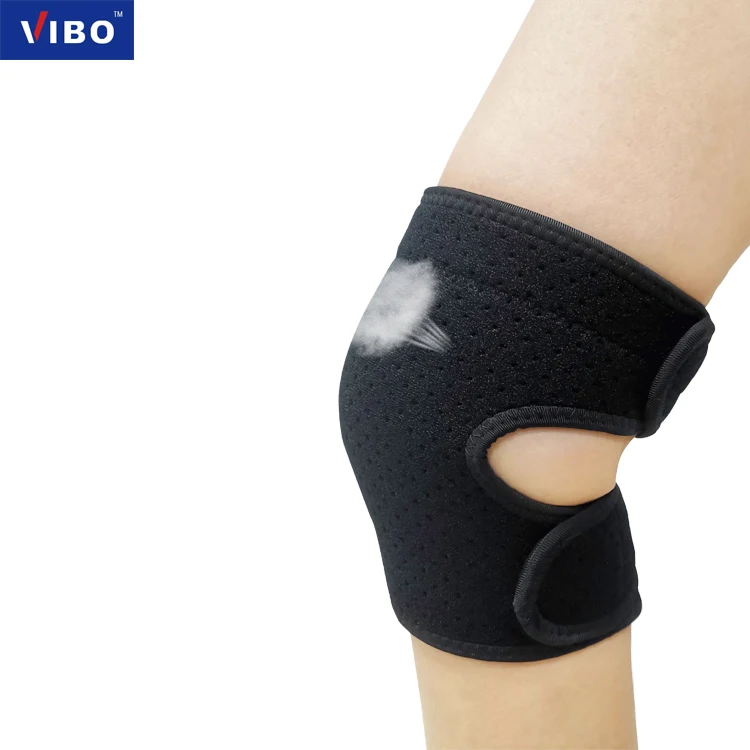 

Wholesale hyflex protection Neoprene Silica gel Non-Slip Punching breathable compression pads Knee Brace, Black