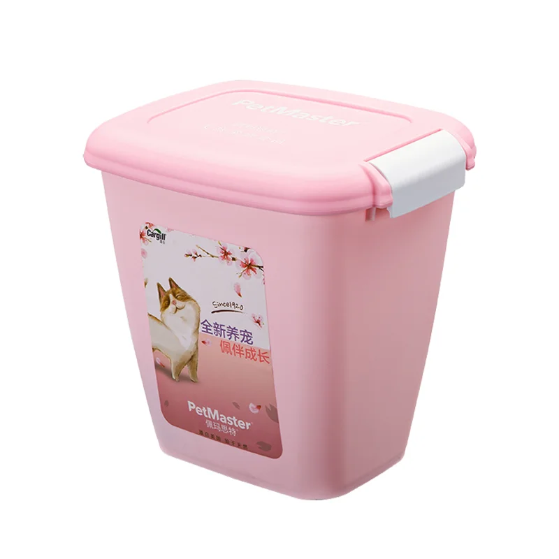 

pet food bowl plastic non-slip dog bowl anti-splash feeder food bowl, Pink