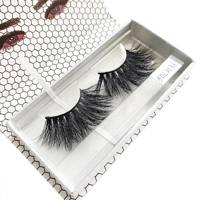 

Wholesale Vendor Mink Lashes 25mm 3d Mink Fur False Eyelashes Private Label