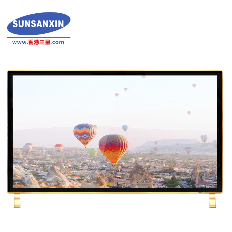 

80 85 90 inch 4k led smart tv television black color tv