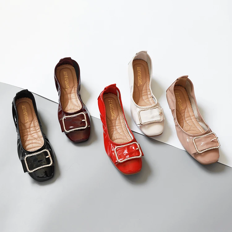 

New Arrival Spring Comfortable Colorful Womens Flat Slip on Shoes for Ladies