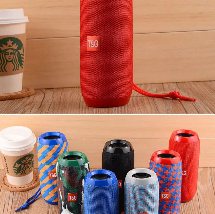 Portable Wireless BT speaker water resist speaker box TF card player USB drive player FM radio TG117 - ANKUX.COM