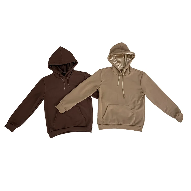 

wholesale new style hoodies plain hooded pullover hoodie men satin lined hoodie, Customized color