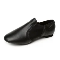 

Women's Black soft Leather ballroom shoes dance Jazz Shoes