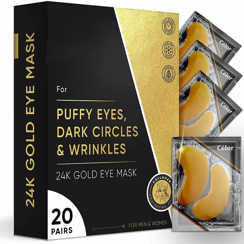 

Moisture Gel Mask Anti Aging Wrinkles 24k Gold Eye Mask Under Eye Mask