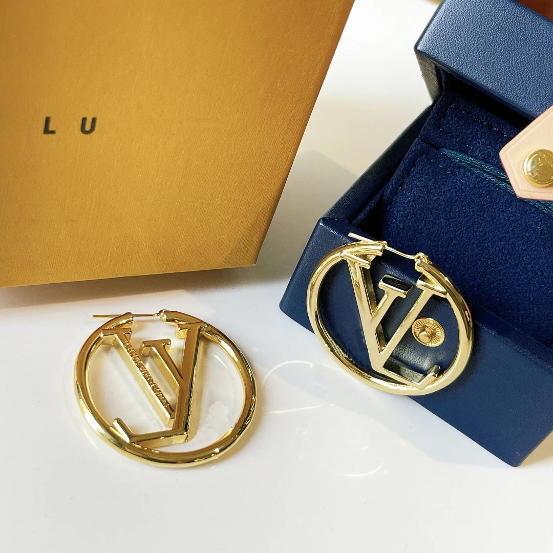 

2021 New trend top quality famous luxury jewelry brand designer earrings famous brands, White, purple, black