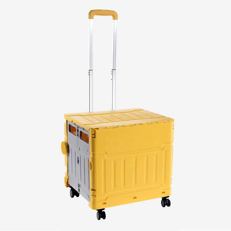 

Younai 8 Wheel Climbings Tair Plastic Mini Folding Luggage Supermarket Foldable Small Portable Shopping Trolleys Bag Cart