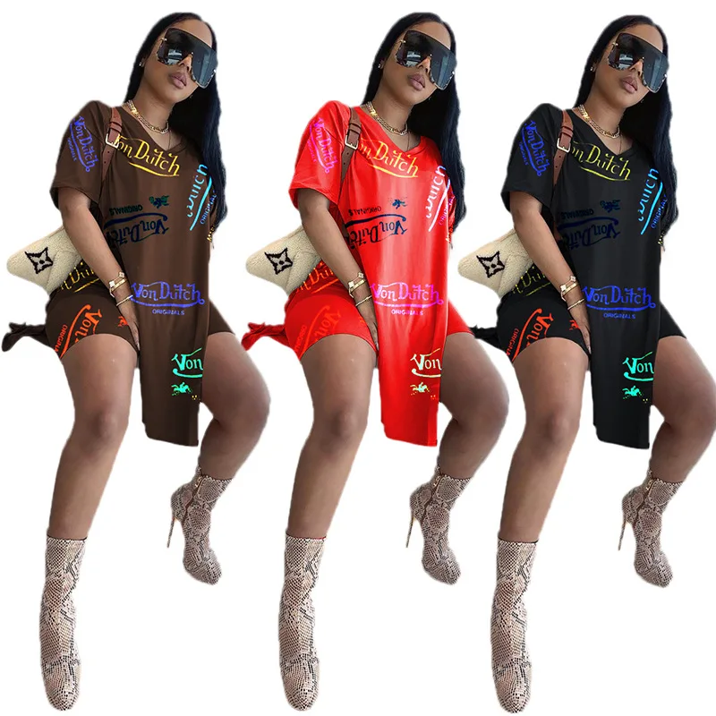 

2021 new arrival ladies 2 piece short set casual fashion loose printed pants sets outfit suit 2 piece set women clothing