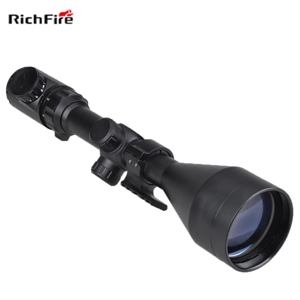 

RichFire Hunting Riflescope Optics Reticle Hunting Scope Sniper Scope Tactical Rifle Air Gun 3-9x 56EG Scope