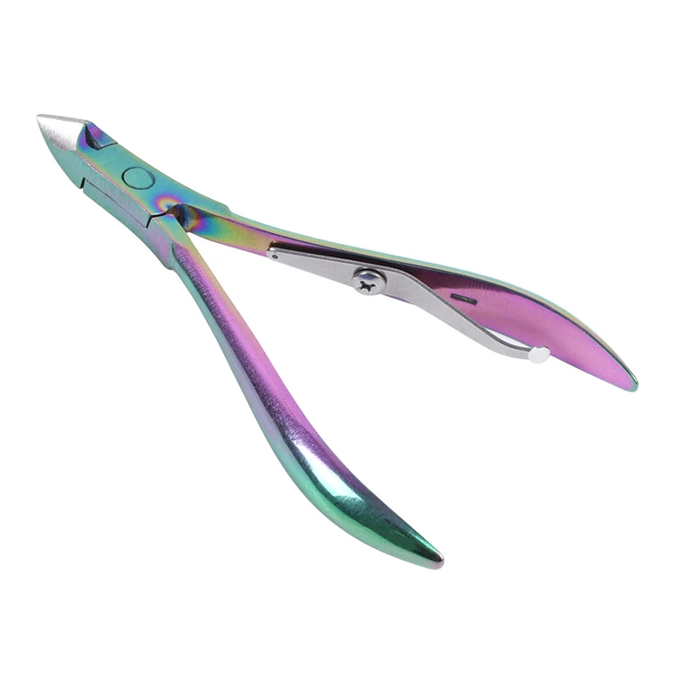 

High quality manicure tools nail nipper colorful nail cuticle nipper professional stainless steel sharpening nail cuticle nipper