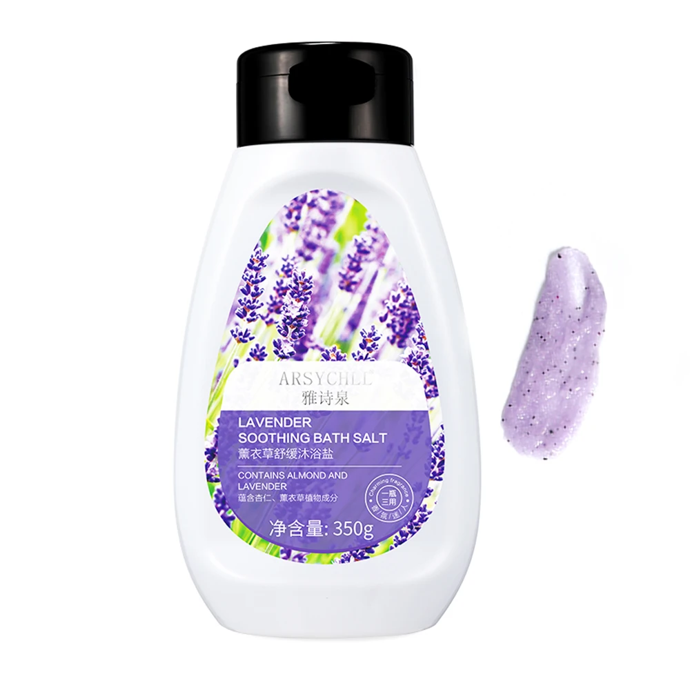 

ARCYCHLL Wholesale Deep Cleansing Exfoliating Salt Scrub Milk Lavender Shower Gel Body Scrub