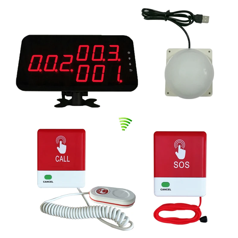 

Patient Emergency Call Button Wireless Nurse Alarm Light System