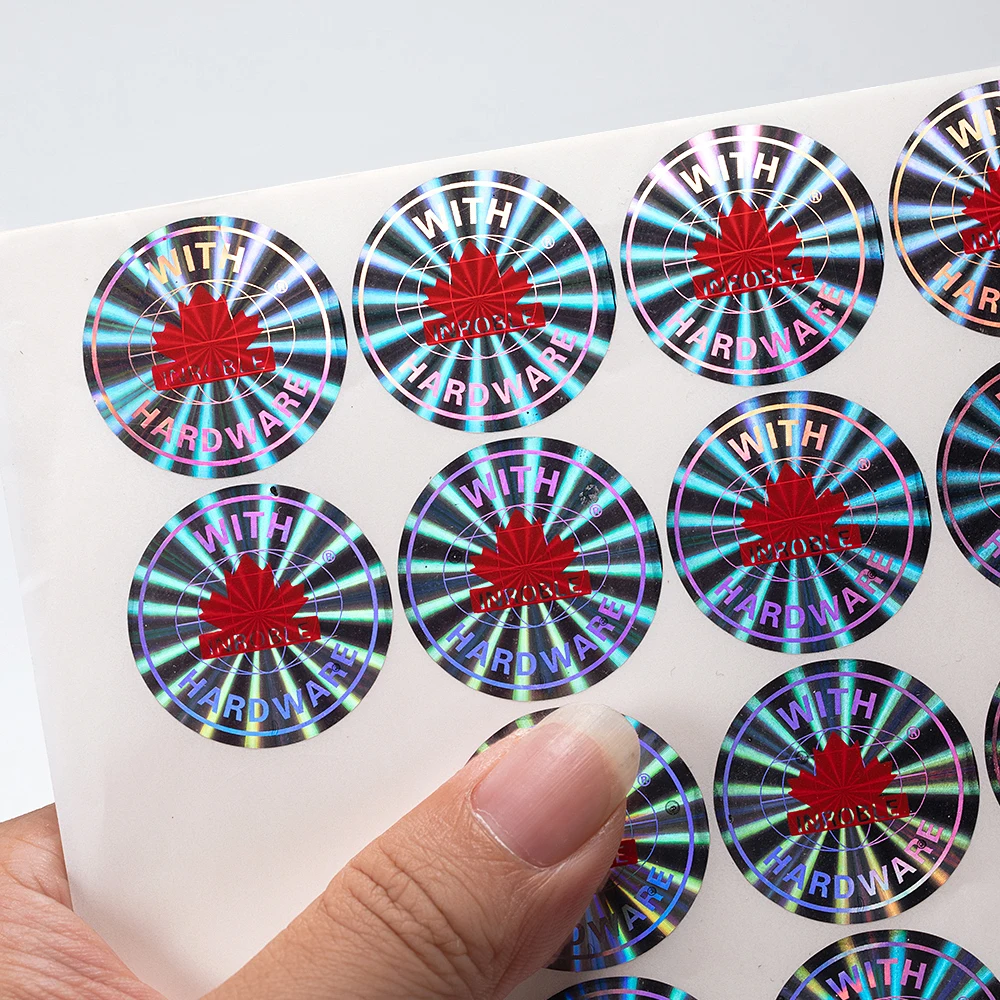 

Custom Laminating Hologram Card 3D Laser Holographic Self Adhesive Label Sticker