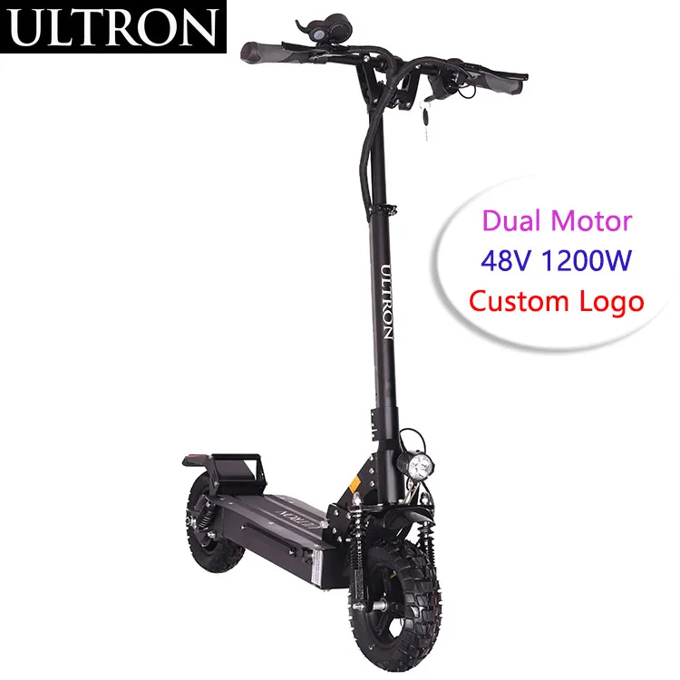 

Ultron T103 Two Wheels With Seat Used Foldable Off Road Motor Electric Scooter, Black