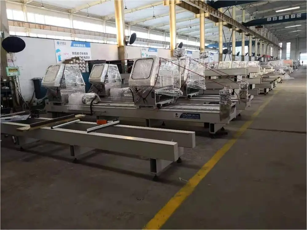 
Factory Made Overseas Service Available Window Machine aluminium double miter cutting saw 