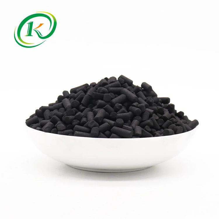 Factory Supply 4mm Coal Based Pellet Activated Carbon Used for Chemical Industry For Sale