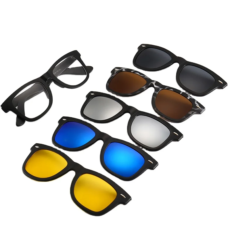 

DLC2206 PC Wholesale Polarized Sunglasses Magnetic Eyewear Clips Gafas De Sol