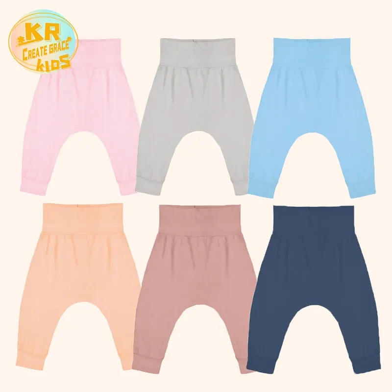 

New design Multicolor toddler pants long trouser leggings for kids cotton high waist kids leggings pants