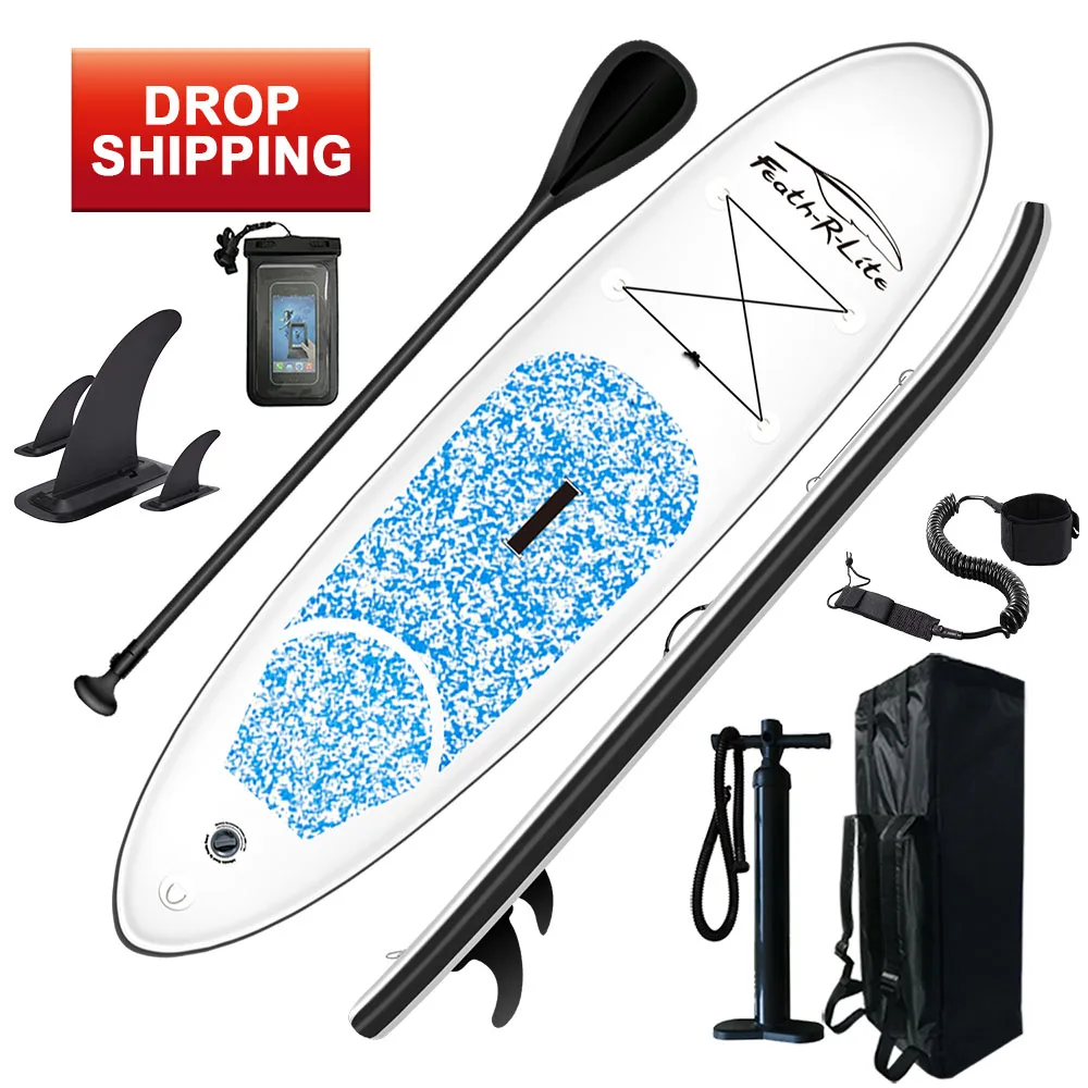 

FUNWATER drop shipping sup paddle board high quality inflatable paddle board water inflat sup surfboard, Black,bleu,green,red