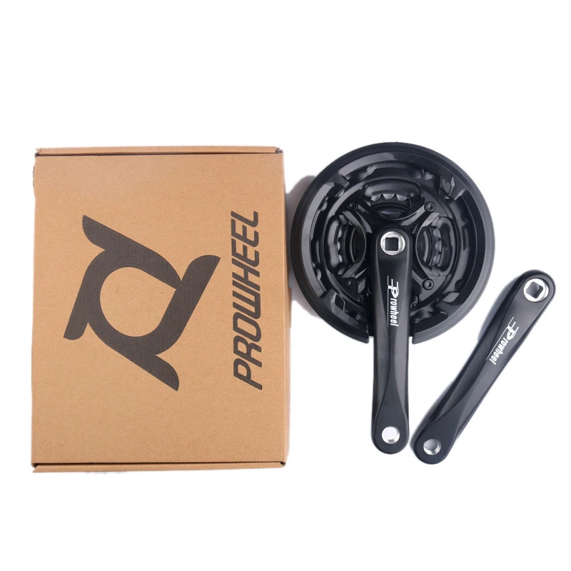 

Prowheel mountain bike crankset Chain Wheel 8-speed gear 42T plate square hole crankset bicycle accessories sprocket, Black