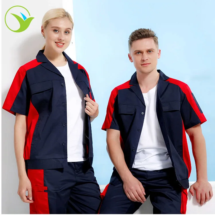 

Wholesale Professional Automobile Men Overalls High Waisted Summer Workwear Uniform, Customized