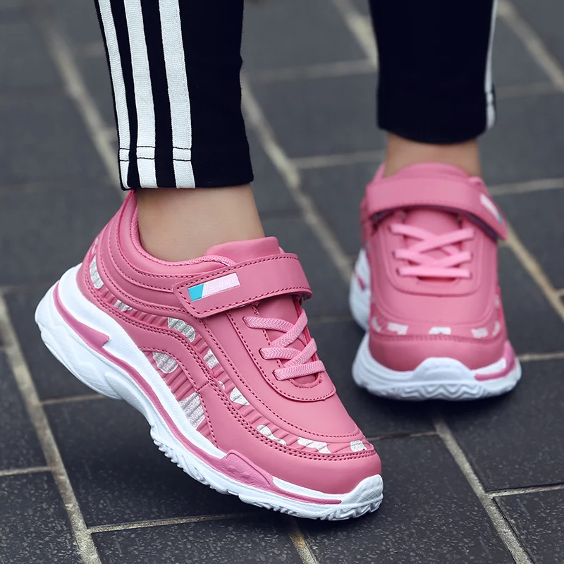 

Fashion Baby Girls Sneakers Kids Sports Running Shoes Girls Children Tenis Sneakers Pink Pu Leather Casual Walking Shoes Boys