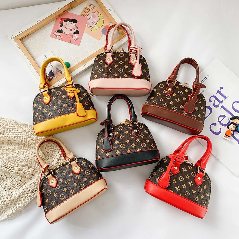 

Wholesale big kids designer purse baby girls PU famous brand handbags child messenger bags, Picture