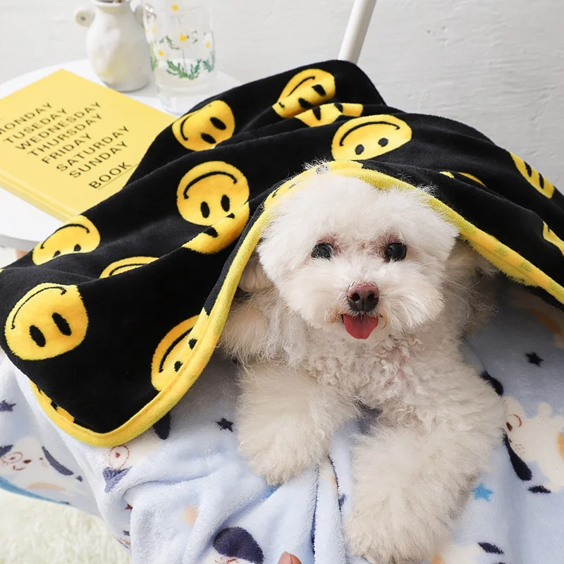 

China Factory Wholesale Dogs Puppy Blanket Cat Blankets Fleece Pet Quilted Dog Blankets Soft