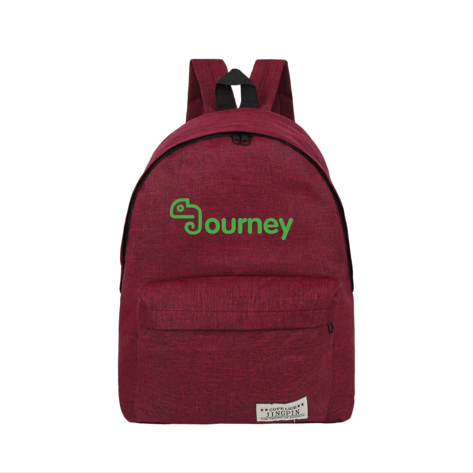 

2021 Latest Design Custom Logo Polyester Travel Bag School Shoulder Backpack