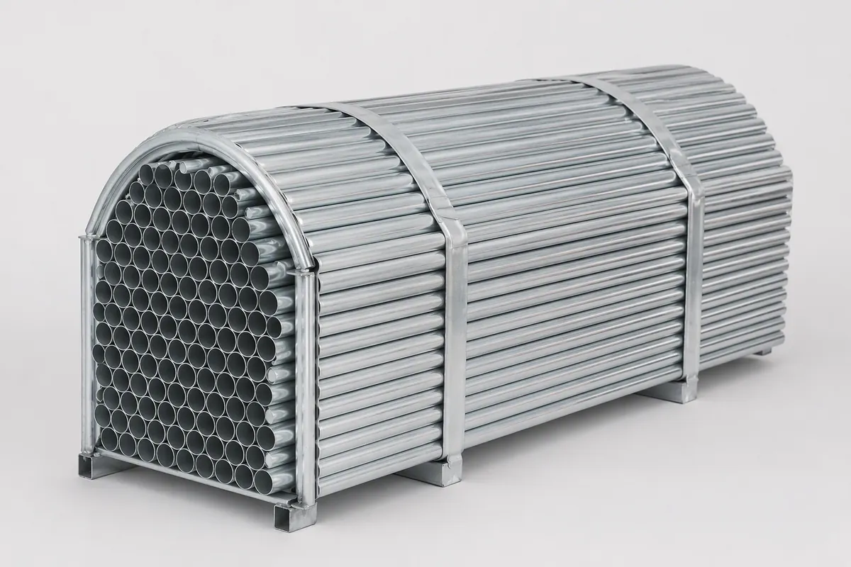 Greenhouse Steel Tube, grades Q235B / DX51D