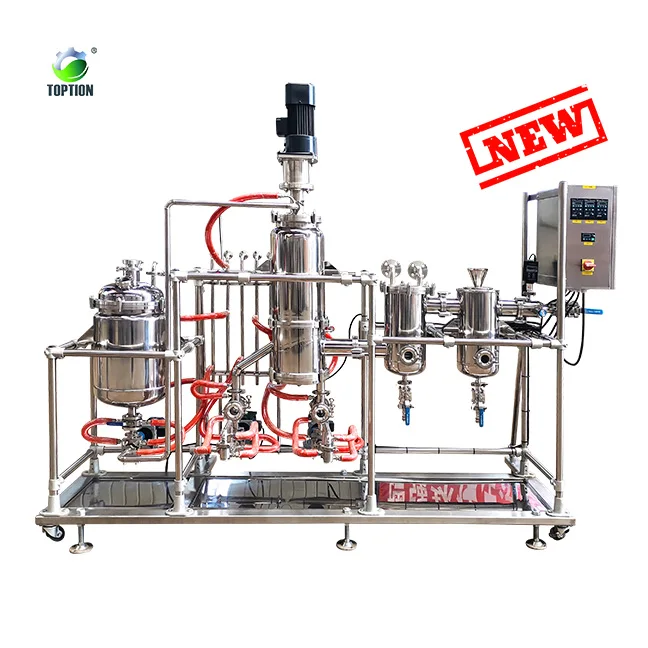 

Stainless steel molecular distillation equipment wiped film evaporator machine for herbs extraction