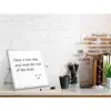 Wideny single side dry erase board ABS corner aluminum frame table desktop supply mini drawing writing whiteboard