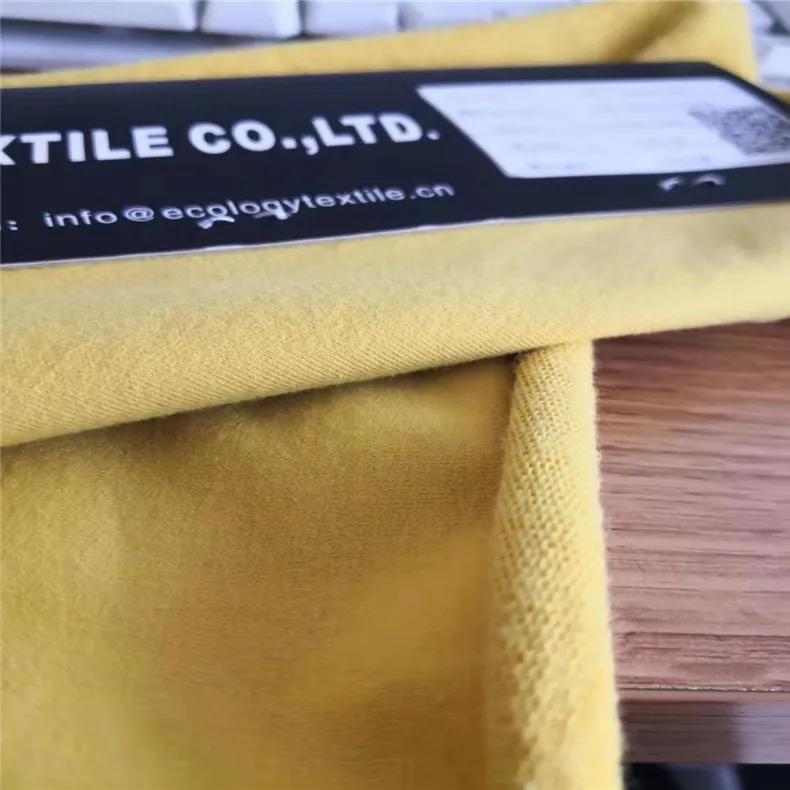 
350gsm GOTS Organic Cotton Spandex french terry for hoodie fabric 